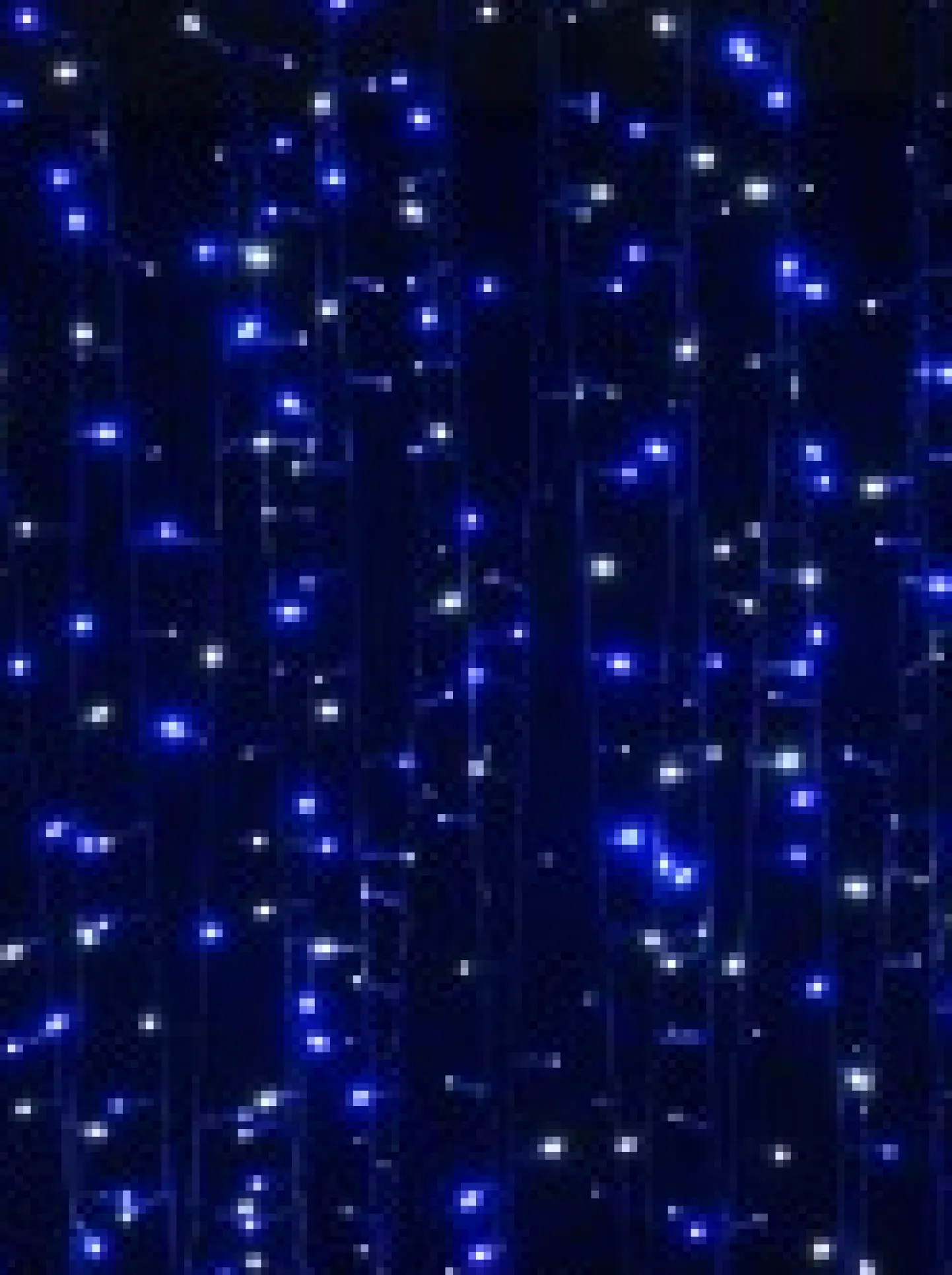Best Sale Christmas Warehouse 1000 Blue & Cool White Led Concave Bulb Christmas Fairy String Lights - 50M