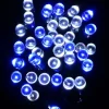 Store Christmas Warehouse 300 Blue & Cool White Led Concave Bulb Christmas Fairy String Lights - 15M