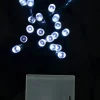 Clearance Christmas Warehouse 20 Cool White Concave Led Bulb Christmas Battery String Fairy Lights - 2.4M