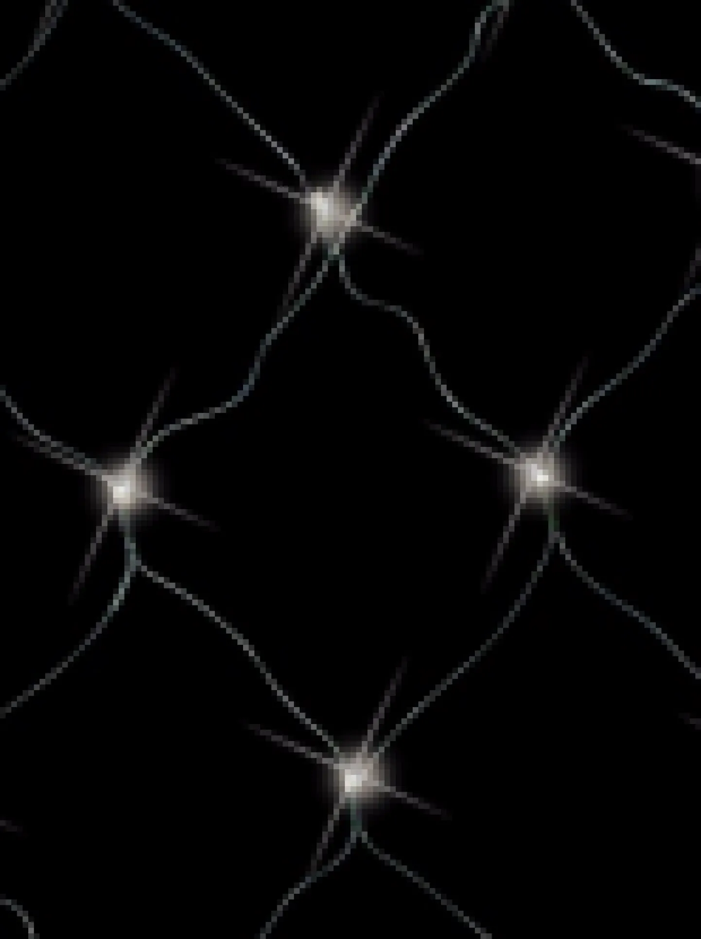 Discount Christmas Warehouse 96 Cool White Led Concave Bulb Christmas Net Light - 1.3M X 2.1M