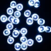 Flash Sale Christmas Warehouse 500 Cool White Led Concave Bulb Christmas Fairy String Lights - 25M