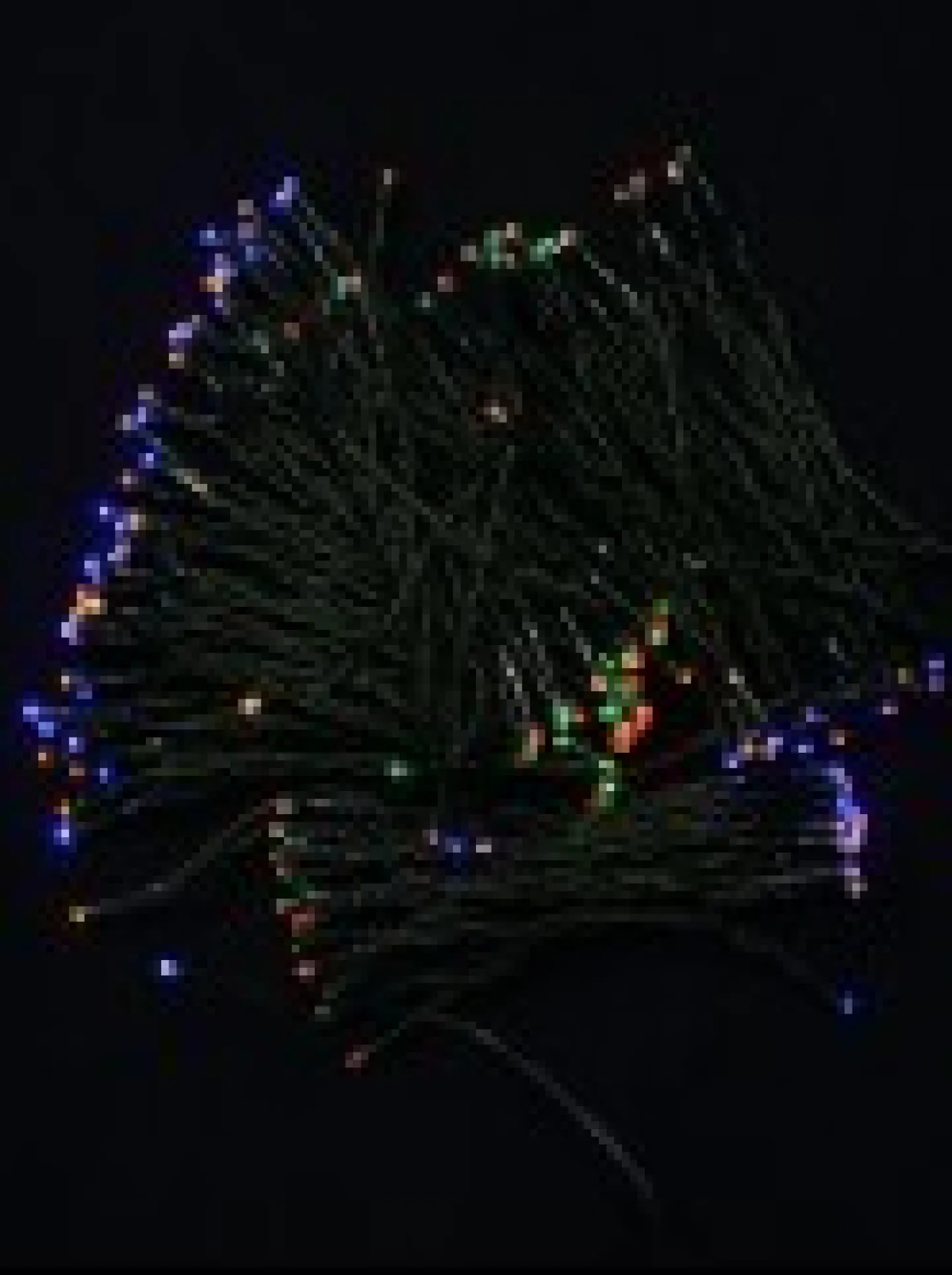 Best Christmas Warehouse 200 Multi Colour Concave Led Bulb Solar Powered String Fairy Lights - 20M