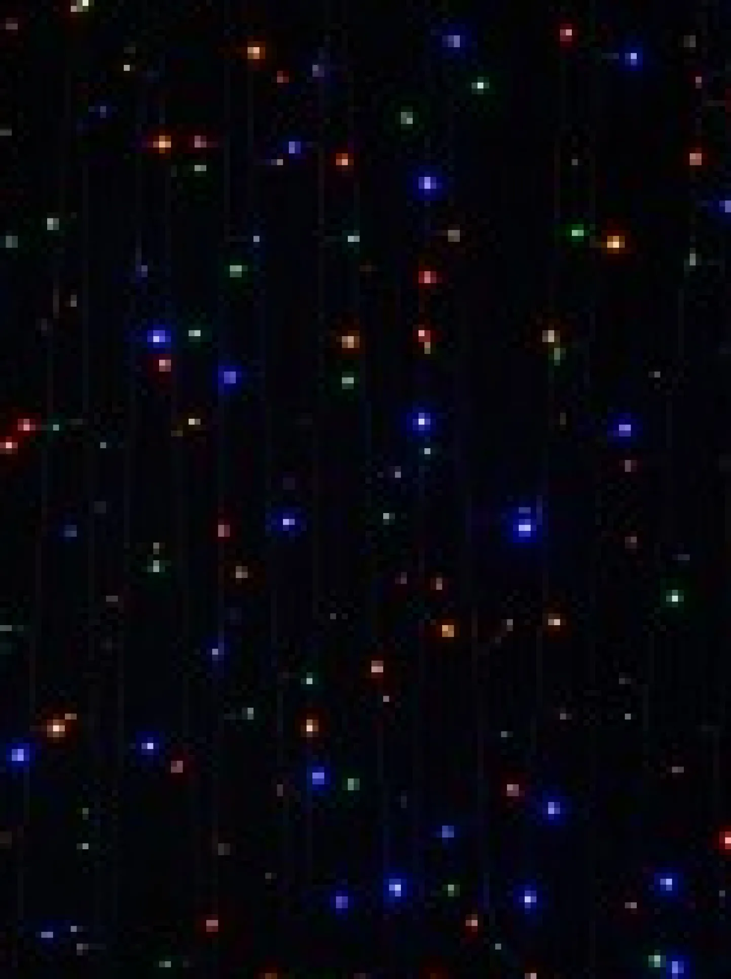 Best Christmas Warehouse 200 Multi Colour Concave Led Bulb Solar Powered String Fairy Lights - 20M