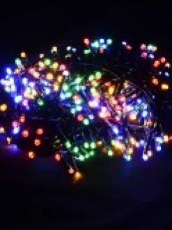 Hot Christmas Warehouse 300 Multi Colour Led Concave Bulb Wifi Christmas Fairy String Lights - 15M