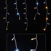 Best Sale Christmas Warehouse 1008 Warm & Cool White Concave Bulb Led Christmas Icicle String Light - 30M
