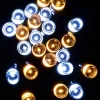 Hot Christmas Warehouse 1000 Warm & Cool White Led Concave Bulb Christmas Fairy String Lights - 50M