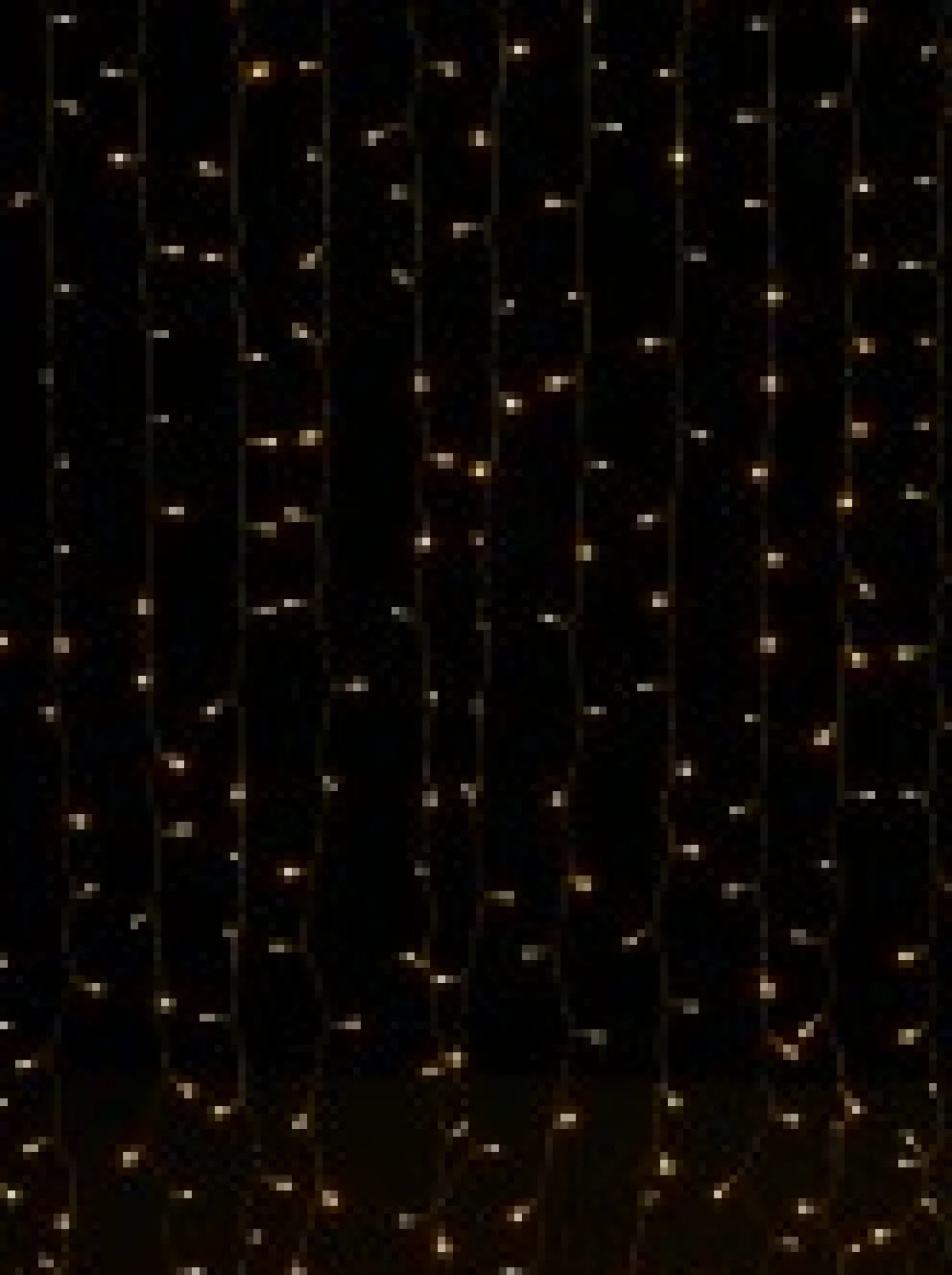 Store Christmas Warehouse 400 Warm White Concave Bulb Led Christmas Curtain Light String - 2.5M