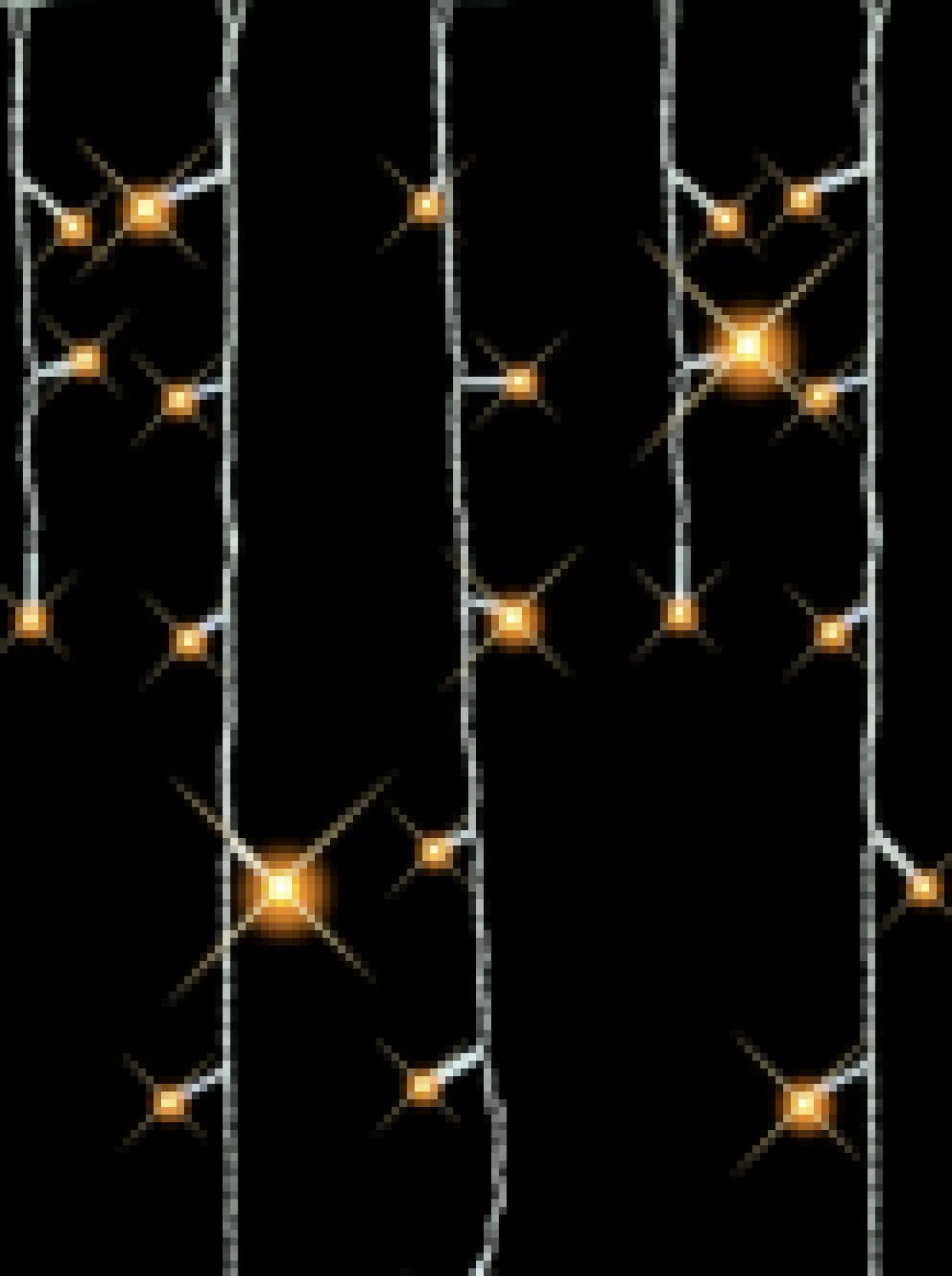 Shop Christmas Warehouse 420 Warm White Concave Bulb Led Christmas Icicle String Light - 10M