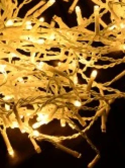 Shop Christmas Warehouse 420 Warm White Concave Bulb Led Christmas Icicle String Light - 10M