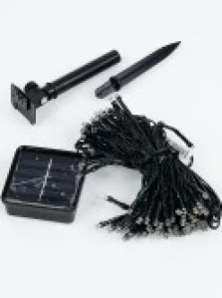 Best Sale Christmas Warehouse 100 Warm White Concave Led Bulb Solar Powered String Fairy Lights - 10M