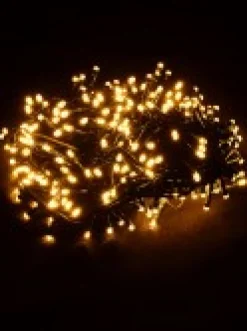 Outlet Christmas Warehouse 300 Warm White Led Concave Bulb Wifi Christmas String Lights - 15M