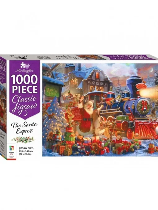 Cheap Christmas Warehouse All Aboard The Santa Express Christmas Jigsaw Puzzle - 1000 Pieces