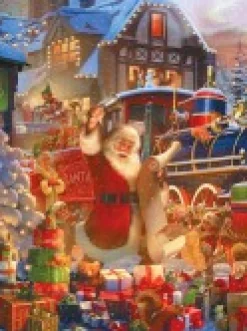 Cheap Christmas Warehouse All Aboard The Santa Express Christmas Jigsaw Puzzle - 1000 Pieces