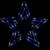Sale Christmas Warehouse Blue & Cool White Led Triple Christmas Star String Light Silhouette - 50Cm