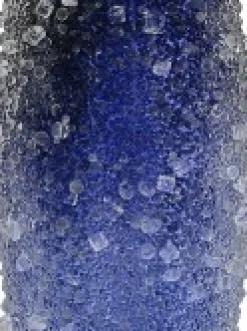 Flash Sale Christmas Warehouse Blue With Frost Look Pine Cone Shape Baubles Hanging Decorations - 4 X 33Cm
