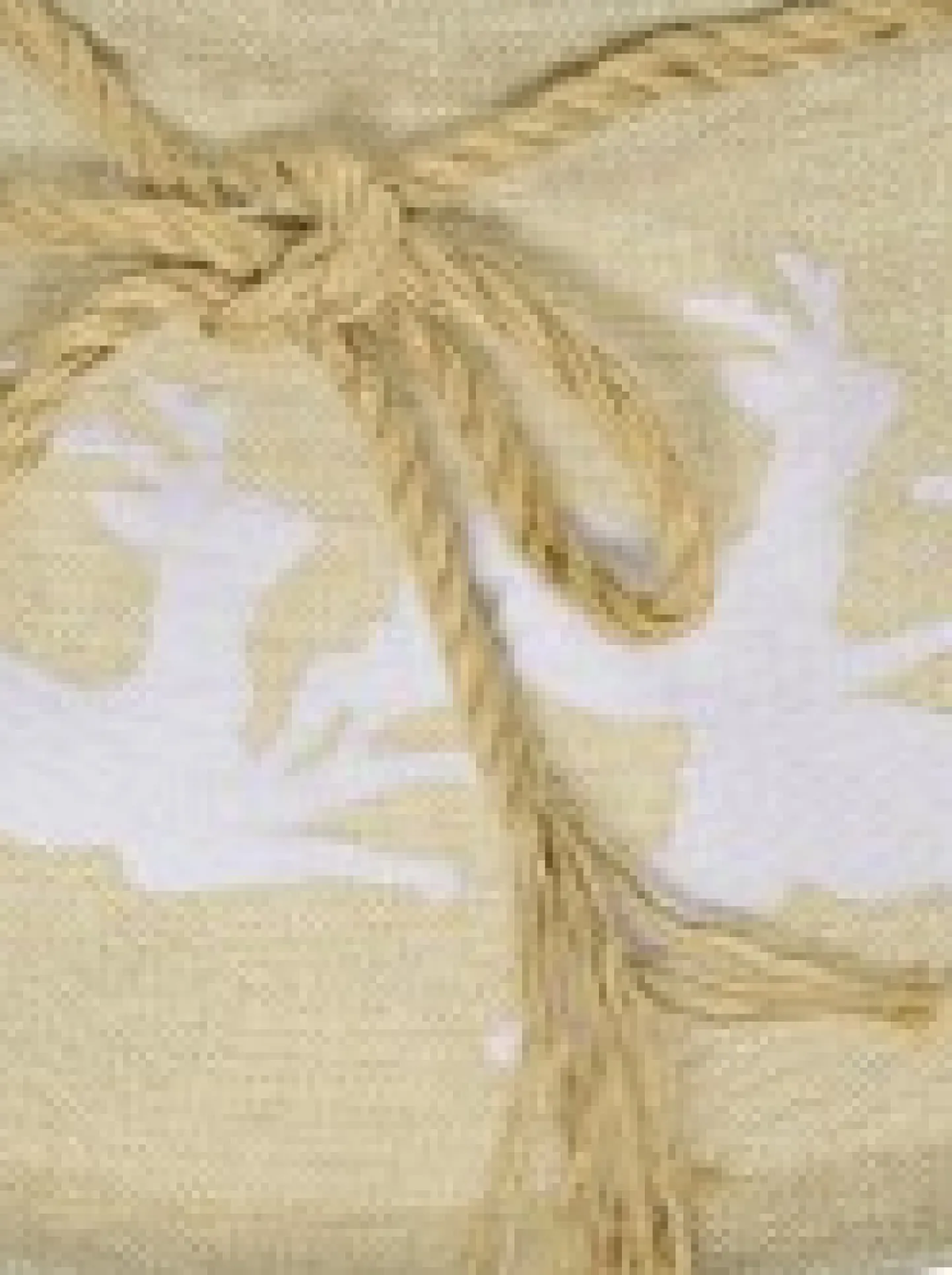 Discount Christmas Warehouse Burlap With Reindeer Print Conical Shape Christmas Tree Skirt - 58Cm