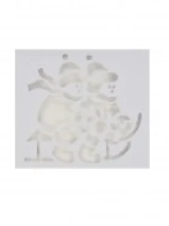 Clearance Christmas Warehouse Christmas Themes Reusable Spray Snow Stencil Christmas Decorations - 24Cm