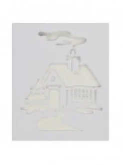 Clearance Christmas Warehouse Christmas Themes Reusable Spray Snow Stencil Christmas Decorations - 24Cm