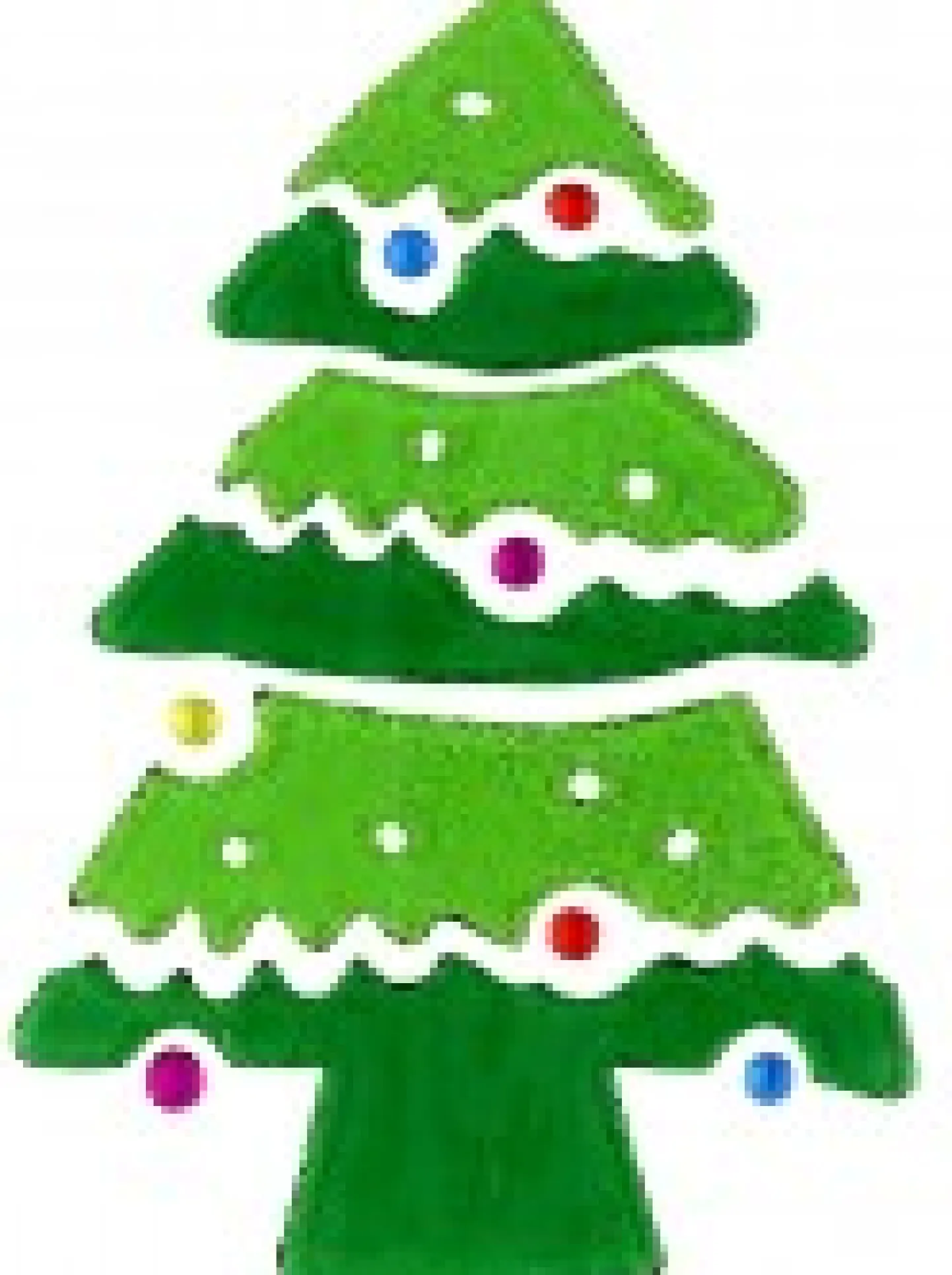 Best Christmas Warehouse Christmas Tree & Gifts Gel Christmas Window Cling Decoration - 18Cm