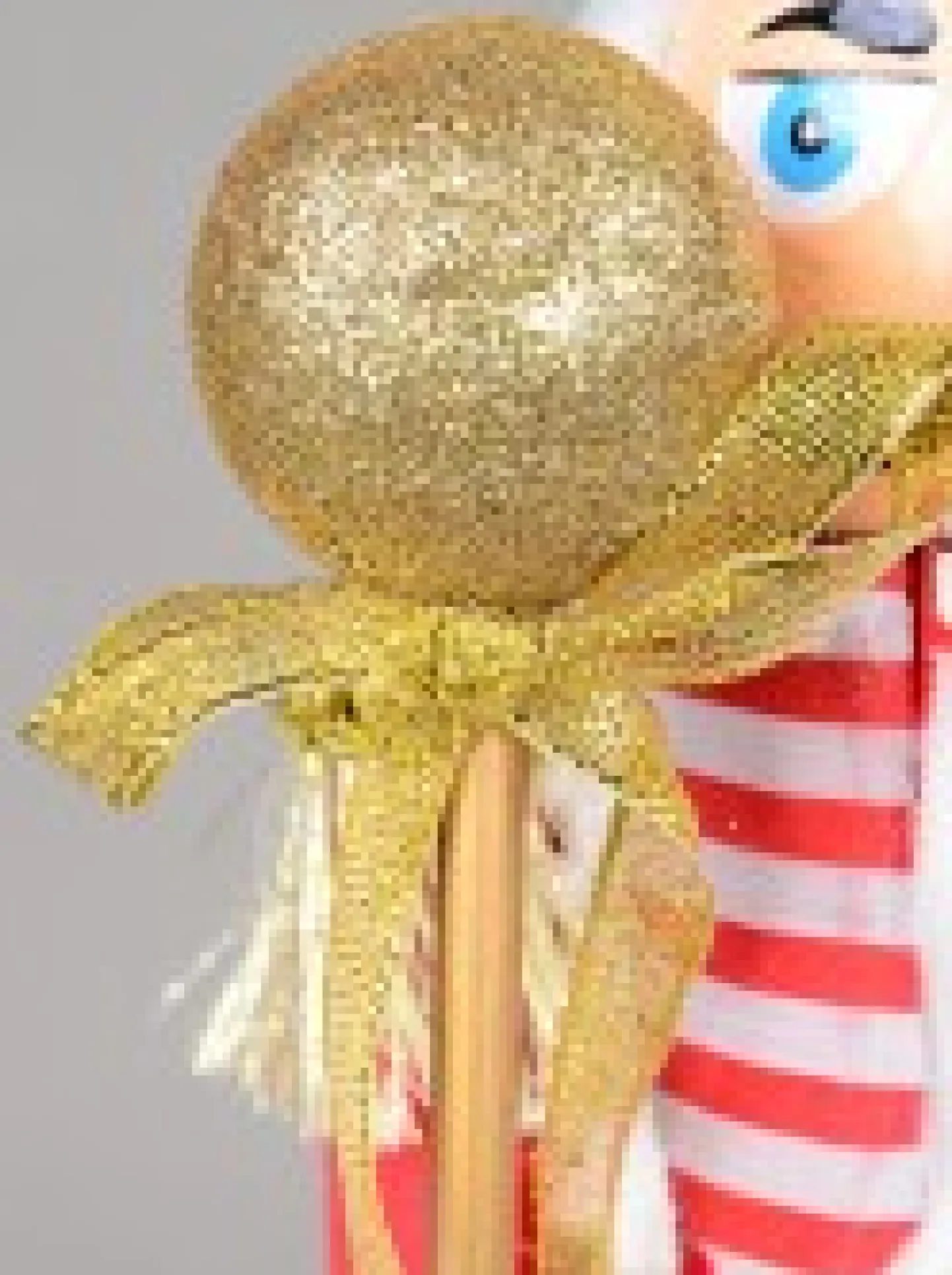 Cheap Christmas Warehouse Classic Christmas Nutcracker With Ball Staff Decorative Ornament - 38Cm