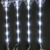 Shop Christmas Warehouse Cool White Led Snowflake On A Pole Garden Christmas Path Lights - 4 X 49Cm