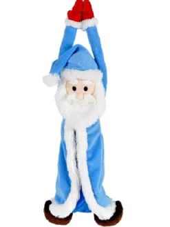 Online Christmas Warehouse Cute & Cuddly Hanging Winter Santa Christmas Plush Toy - 19Cm
