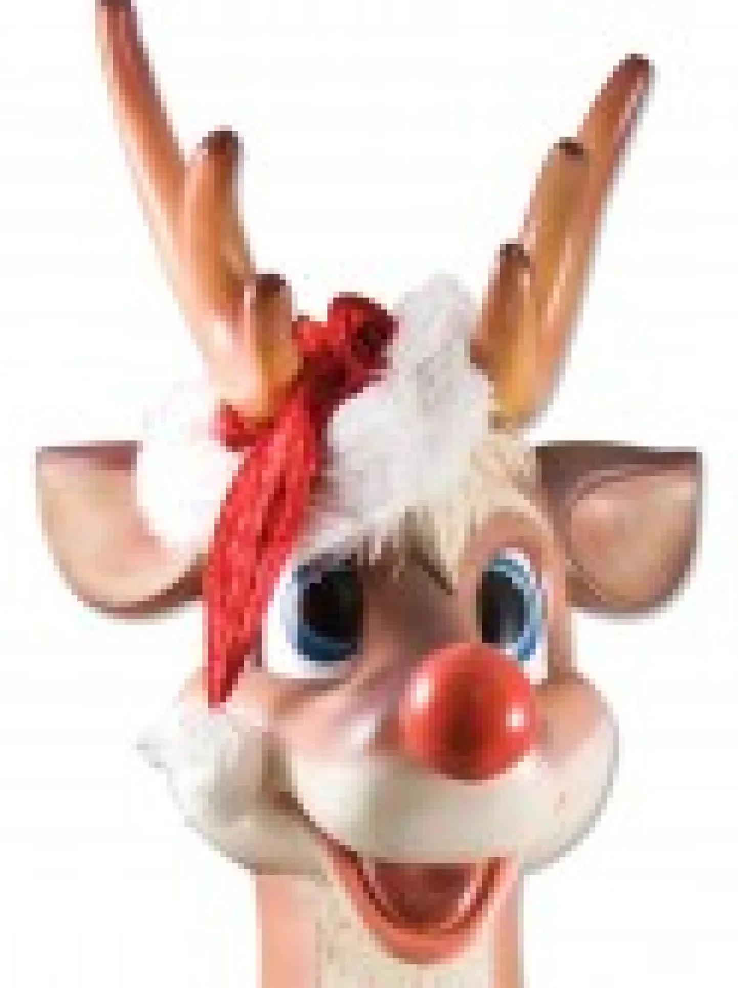 Flash Sale Christmas Warehouse Cute Sitting Resin Reindeer Life Size Christmas Decoration Ornament - 1.1M