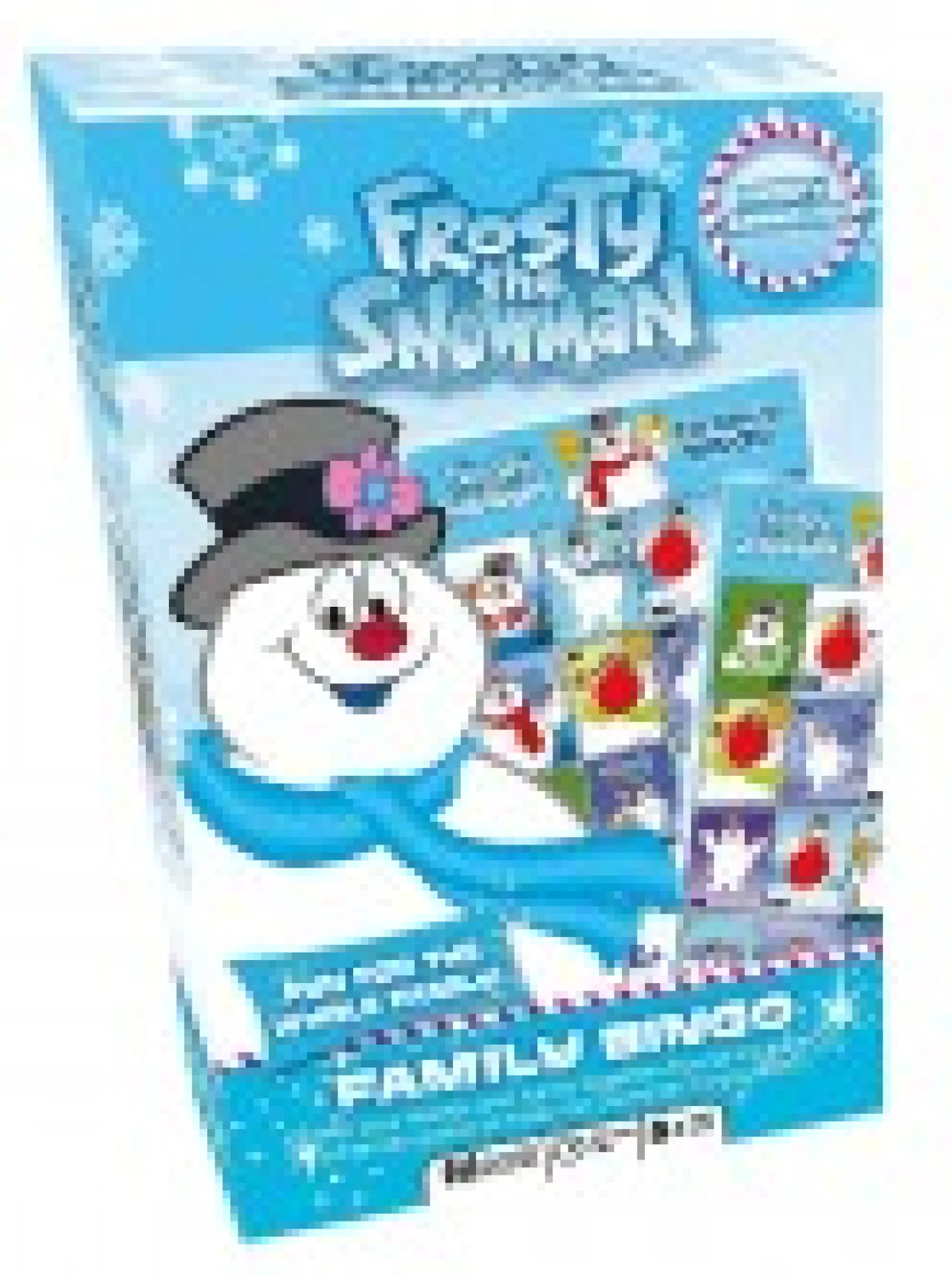 Fashion Christmas Warehouse Frosty The Snowman Family Bingo Christmas Game - 2 To 18 Players