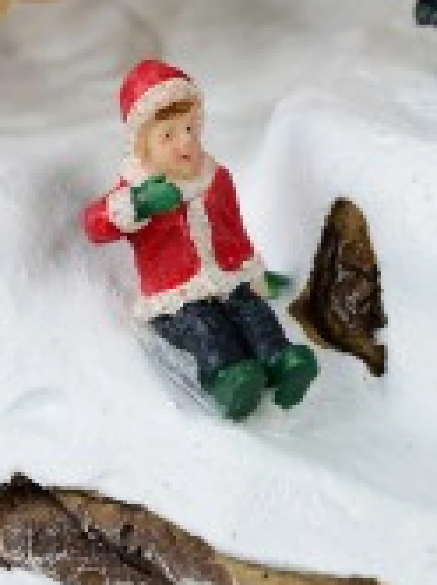 Shop Christmas Warehouse Fun Slide & Merry-Go-Round At Santa's Workshop Christmas Village Scene - 23Cm