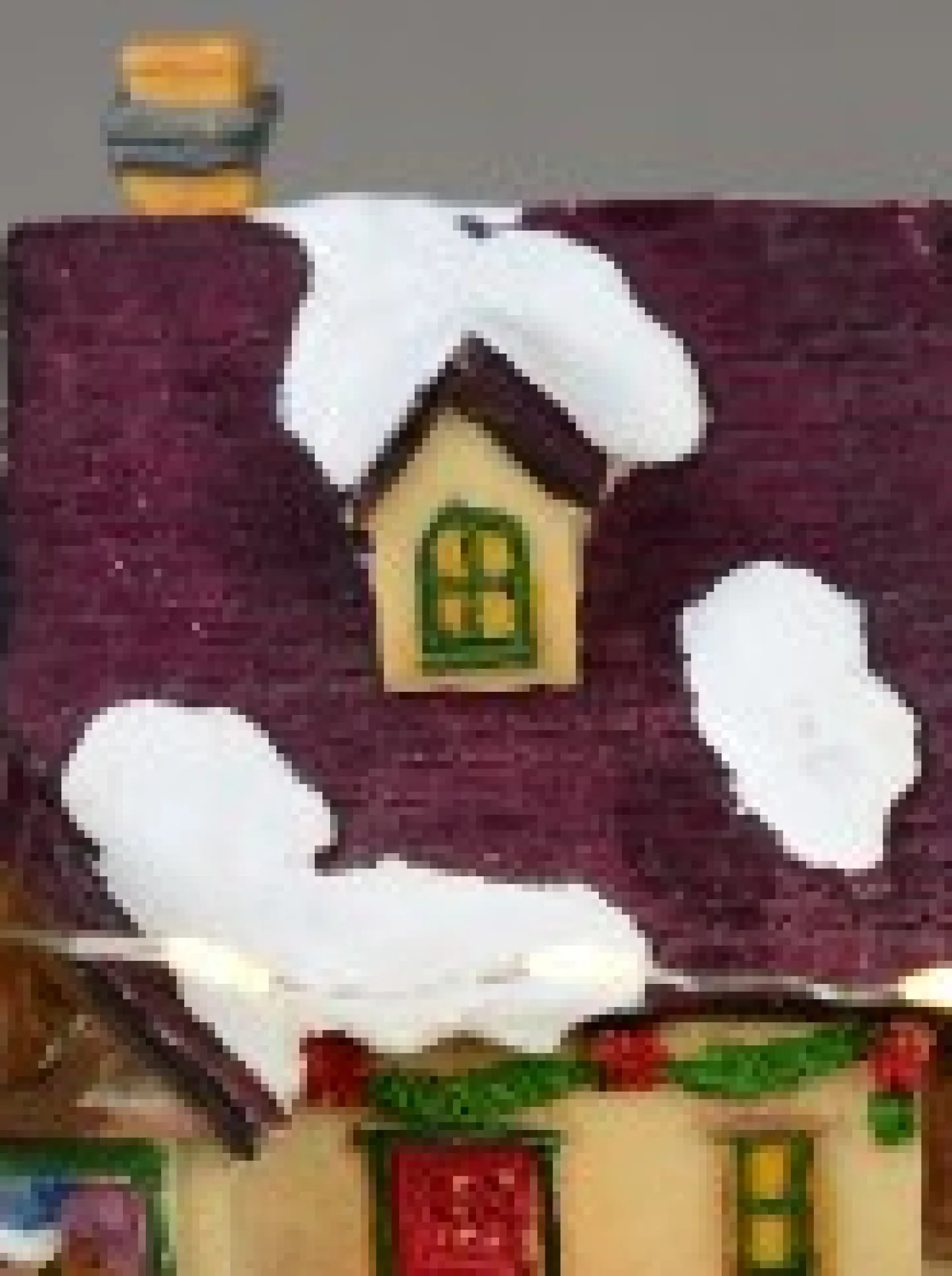Shop Christmas Warehouse Fun Slide & Merry-Go-Round At Santa's Workshop Christmas Village Scene - 23Cm