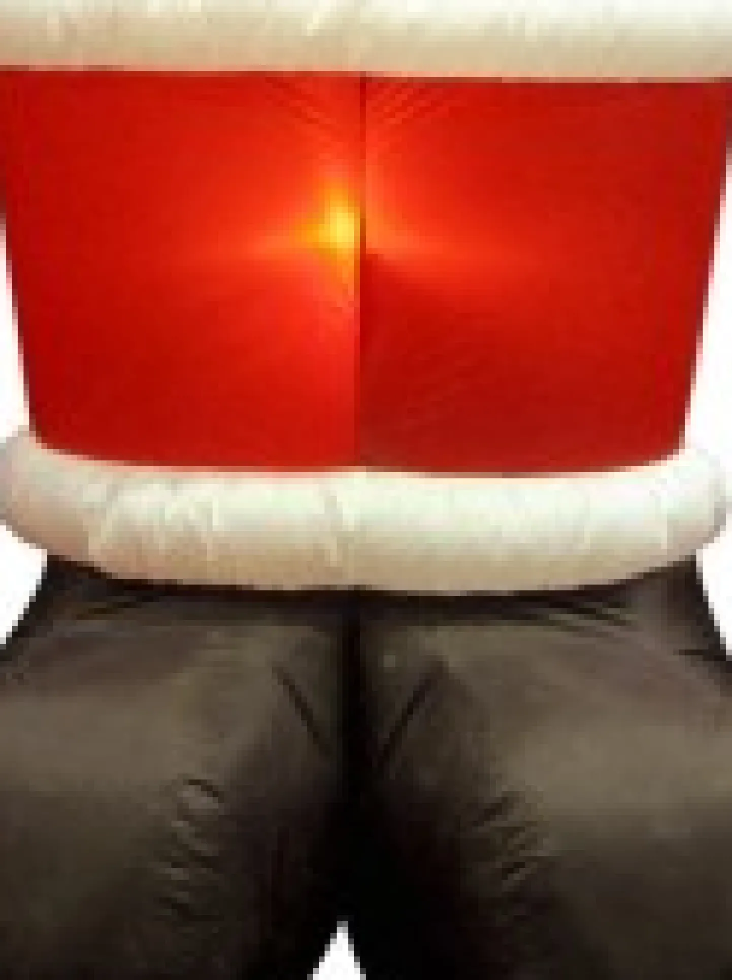 Clearance Christmas Warehouse Giant Santa Holding Christmas Sack Illuminated Christmas Inflatable Display - 3M
