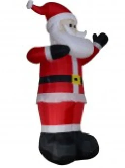 Outlet Christmas Warehouse Gigantic Standing & Waving Santa Illuminated Christmas Inflatable Display - 4M
