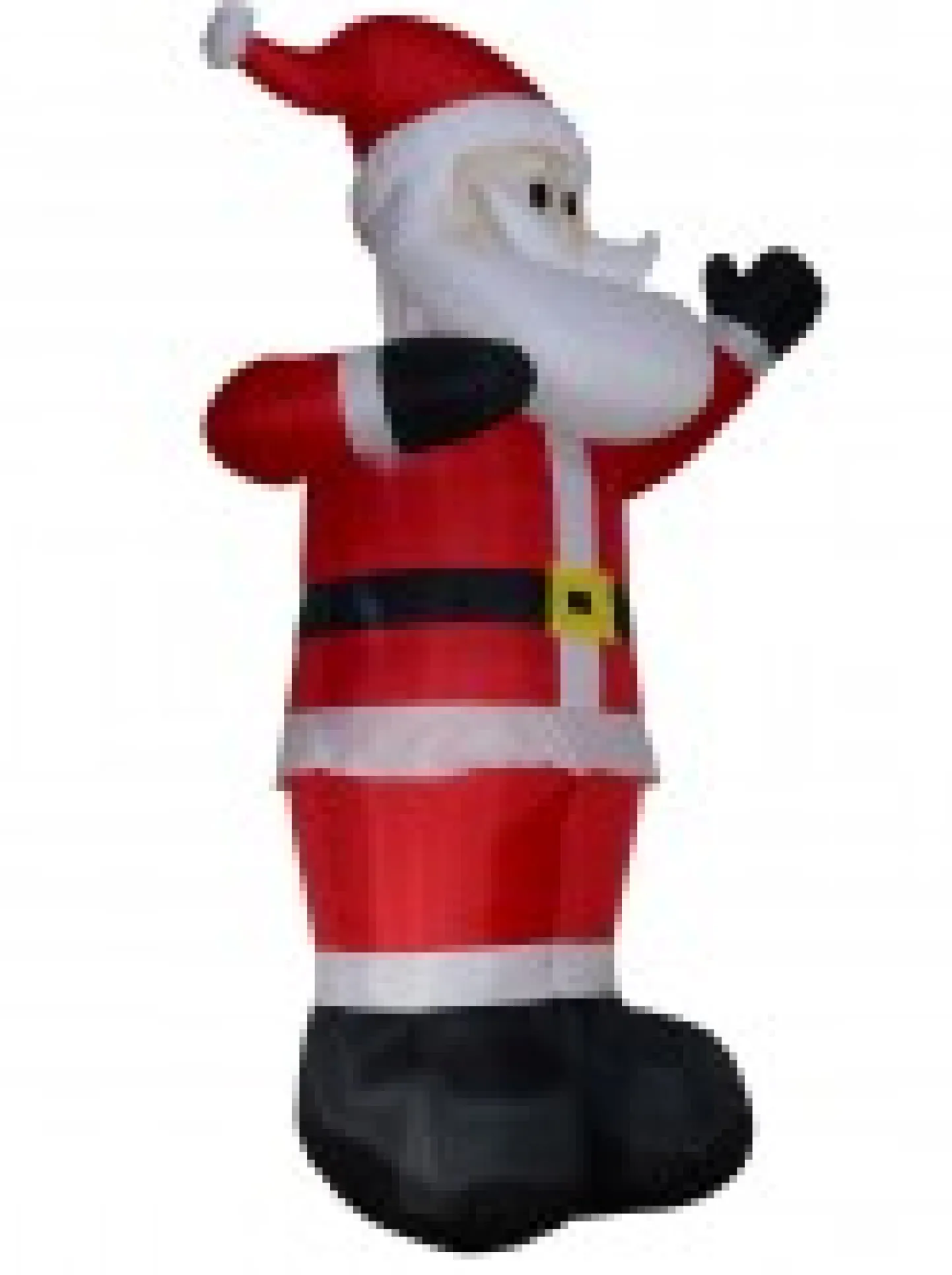 Outlet Christmas Warehouse Gigantic Standing & Waving Santa Illuminated Christmas Inflatable Display - 4M
