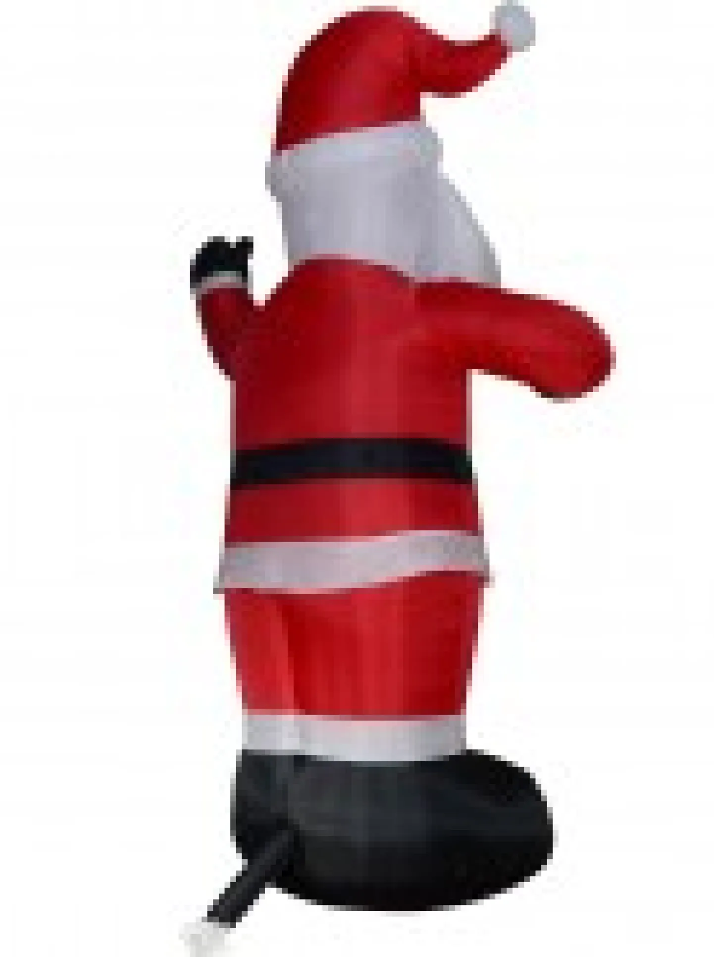 Outlet Christmas Warehouse Gigantic Standing & Waving Santa Illuminated Christmas Inflatable Display - 4M
