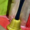 Flash Sale Christmas Warehouse Gold Functioning Santa Bell Christmas Accessory - 13Cm