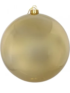 Sale Christmas Warehouse Gold Metallic Large Display Bauble Christmas Decoration - 20Cm