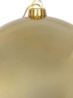 Sale Christmas Warehouse Gold Metallic Large Display Bauble Christmas Decoration - 20Cm