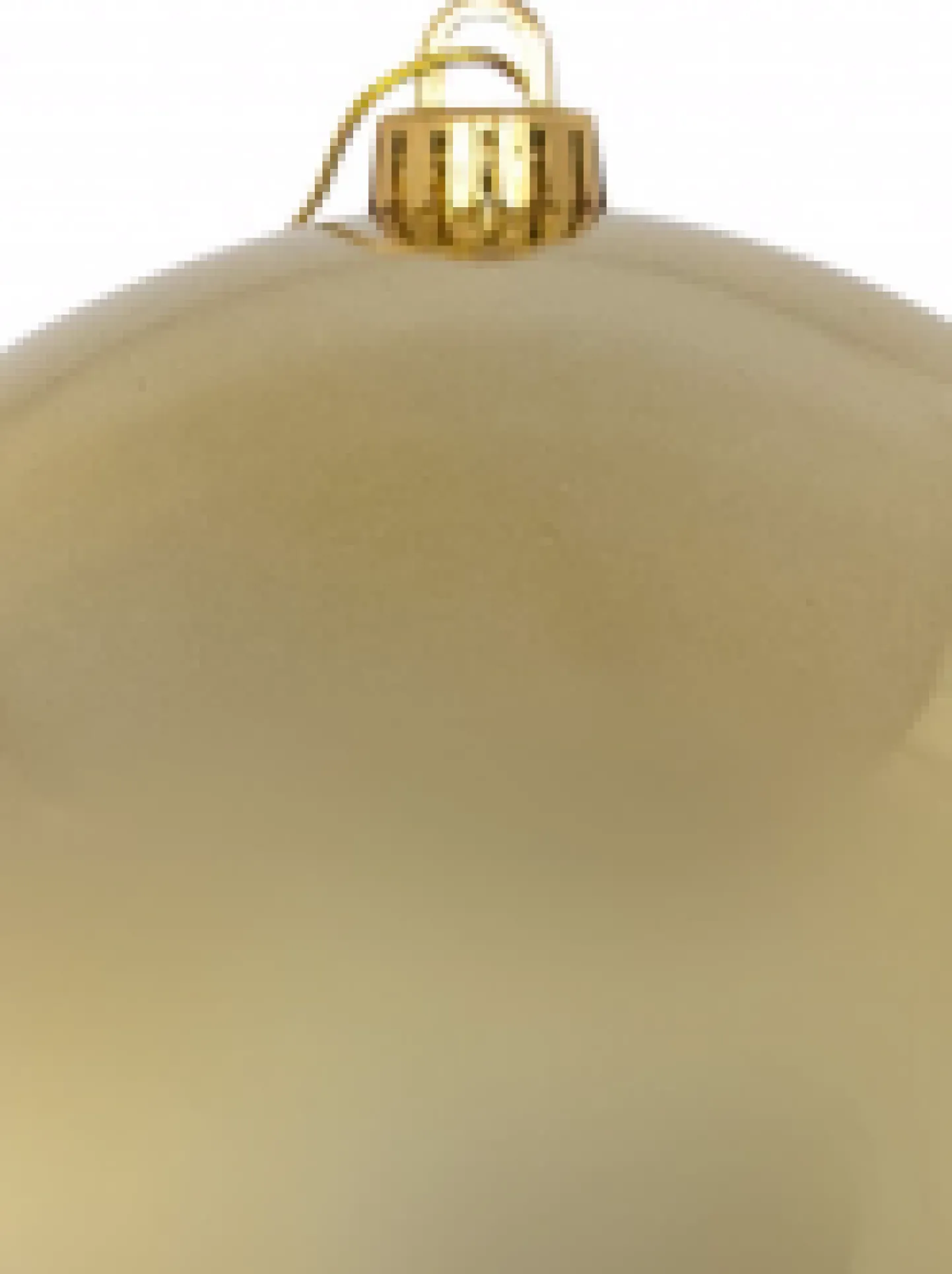 Sale Christmas Warehouse Gold Metallic Large Display Bauble Christmas Decoration - 20Cm