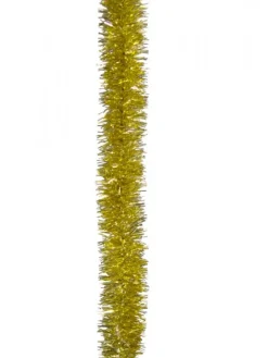 Online Christmas Warehouse Gold Metallic 6Ply Classic Christmas Tinsel Garland - 50Mm X 5M