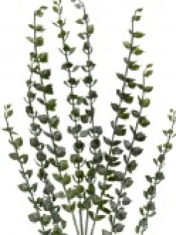 Hot Christmas Warehouse Green Baby Blue Eucalyptus Leaves Decorative Christmas Spray Stem - 80Cm