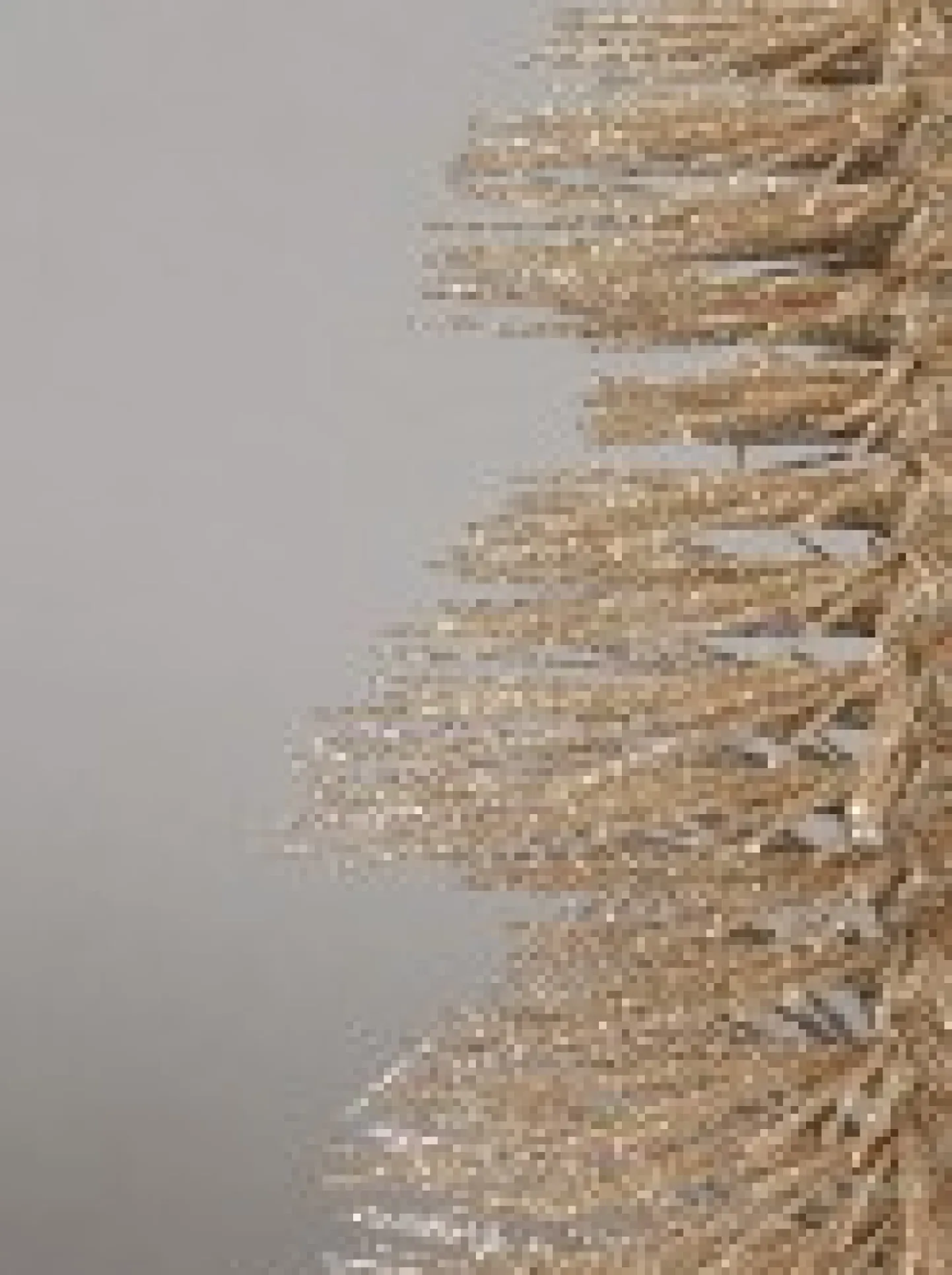 Sale Christmas Warehouse Large Glittered Champagne Spiral Pine Needle Christmas Table Top Tree - 30Cm