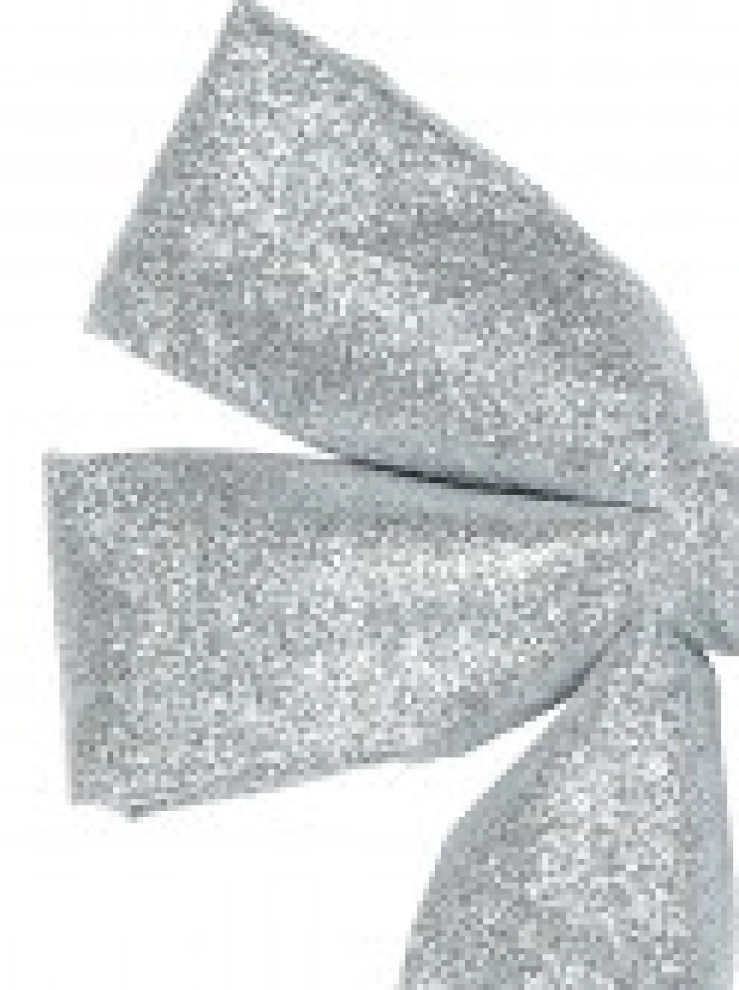 Best Sale Christmas Warehouse Large Silver Glittered Christmas Bow Display Decoration - 46Cm