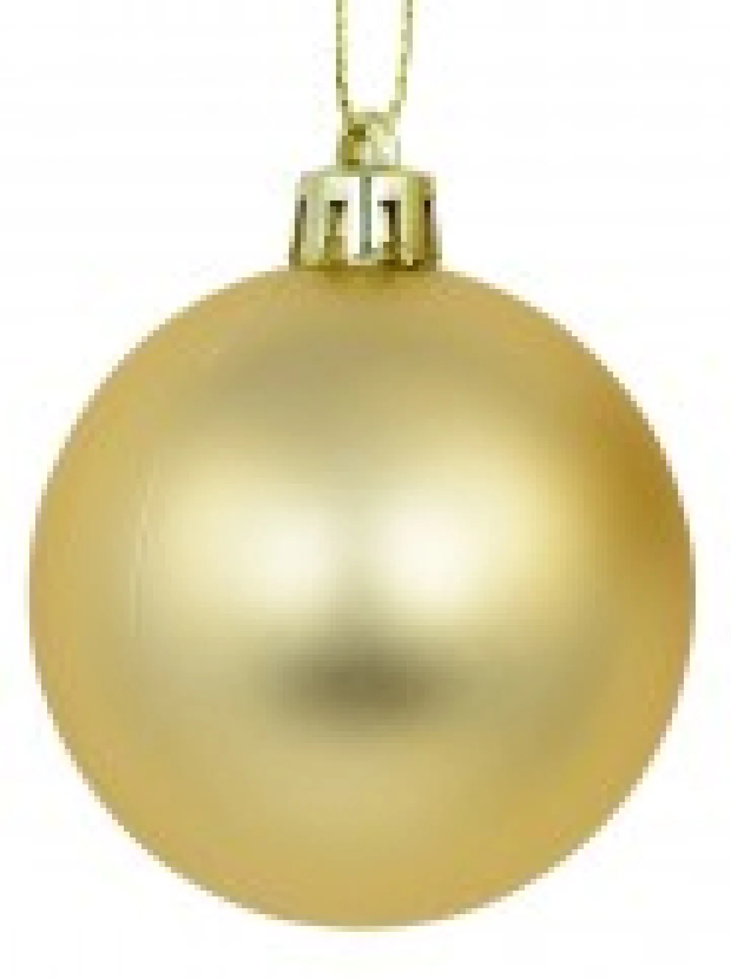 Sale Christmas Warehouse Light Gold Metallic & Gold Glitter, Matte & Metallic Baubles - 12 X 60Mm