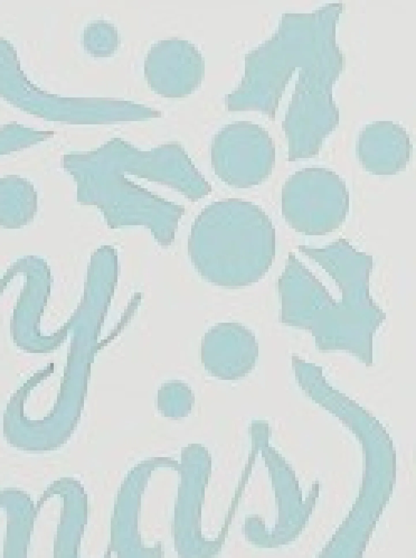 New Christmas Warehouse Merry Christmas Reusable Spray Snow Stencil Christmas Decoration - 50Cm