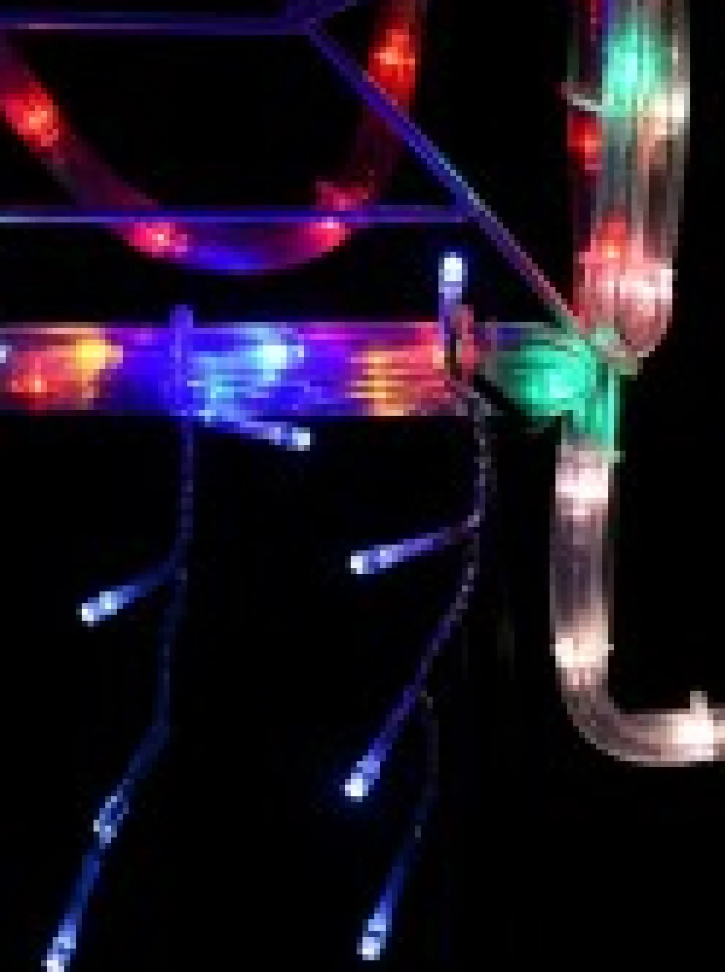 Discount Christmas Warehouse Merry Christmas Sydney Harbour Bridge Rope Light Silhouette - 95Cm