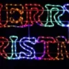 Store Christmas Warehouse Merry Christmas With Various Coloured Letters Led Rope Light Silhouette - 1.6M