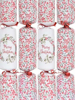 Online Christmas Warehouse Merry Christmas Wreath & Berry Vine Christmas Cracker Bon Bons - 50 X 30Cm