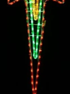 Clearance Christmas Warehouse Multi Colour Star Of Bethlehem Led Rope Light Silhouette - 1.1M
