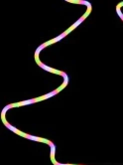 Flash Sale Christmas Warehouse Multi Fluro Colour Christmas Tree Neon Christmas Light Silhouette - 58Cm