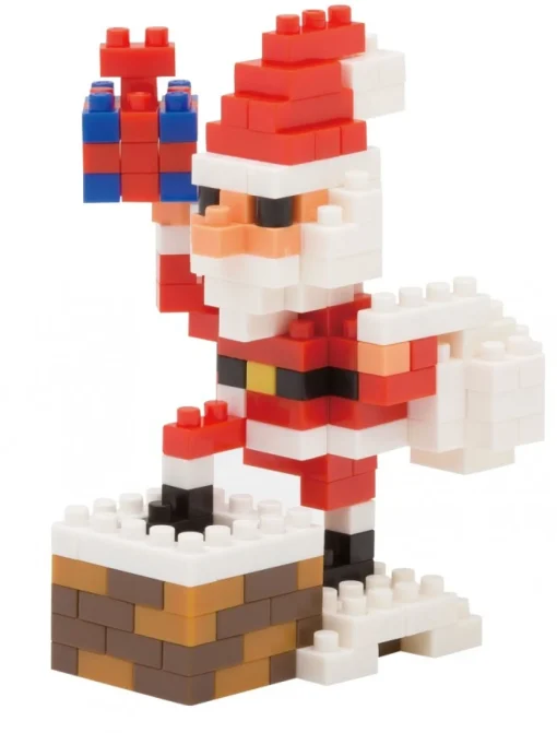 Best Christmas Warehouse Nanoblocks Santa Claus On The Chimney Christmas Toy - Nbc_127 160 Piece